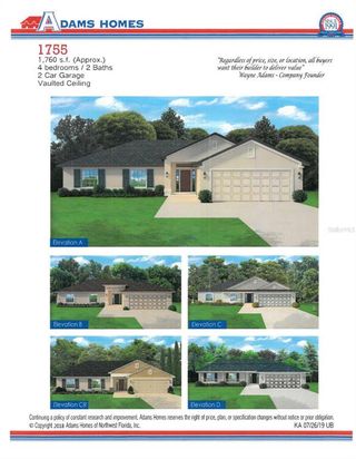New construction  house 5796 Casanova Ave, North Port, FL 34291 plan Plan 1755 - image