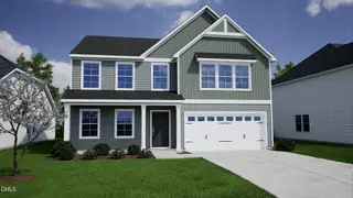 New construction Single-Family house 91 Thomas Trl, Lillington, NC 27546 plan Russell - image
