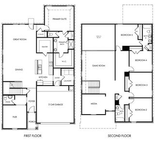 New construction Single-Family house 11432 Feather Vale, San Antonio, TX 78254 plan The Beckley (C459) - image