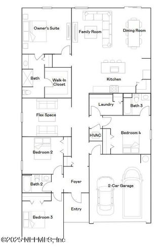 New construction house 7761 Hollenbeck Wy, Jacksonville, FL 32219 plan Dawn - image