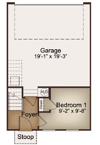 New construction  house 1113 Hodgepodge Wy Se, Atlanta, GA 30316 plan Cadence - image