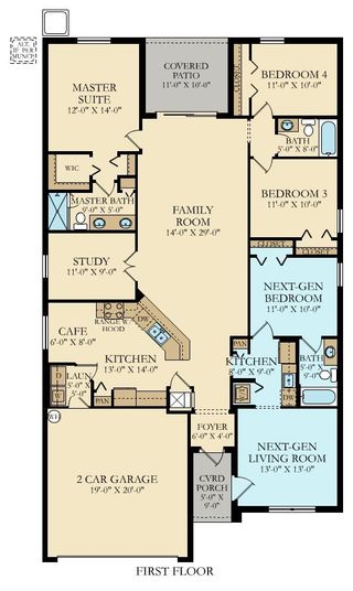 New construction Single-Family house 4792 Waltham Forest Dr, Davenport, FL 33837 plan Freedom - image