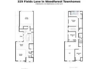 New construction Townhouse house 329 Fields Ln, Montgomery, TX 77316 - image