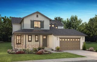 New construction Single-Family house 11206 Bright Sky Circle, Littleton, CO 80125 5052 Meadowview Exterior C - Highline Ranch- photo