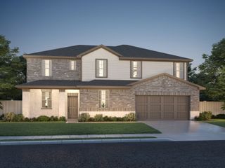 New construction Single-Family house 1005 Embarcadero Cv, Hutto, TX 78634 plan The Frontier (560) - image