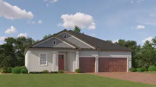 New construction Single-Family house 9343 Minnow Ray Dr, Land O' Lakes, FL 34638 plan Eventide II - image