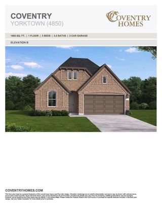 New construction house 42531 Rustico Rd, Magnolia, TX 77354 plan Yorktown - image