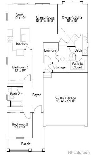 New construction house 4689 Thistle Dr, Brighton, CO 80601 plan Snowmass - image