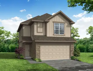 New construction Single-Family house 4939 Blue Rnch, San Antonio, TX 78222 plan The Sequoia - image