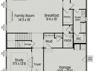 New construction Single-Family house 1913 Stockton Springs Dr, Wake Forest, NC 27587 plan The Aspen B - image