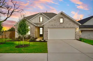 New construction Single-Family house 1501 Corduroy Ln, Georgetown, TX 78633 plan Goodrich - Single Family Homes - image