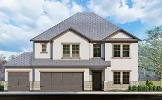 New construction Single-Family house 19133 Ariel Elena Wy, Pflugerville, TX 78660 plan Trenton 2885 S 3CG - image