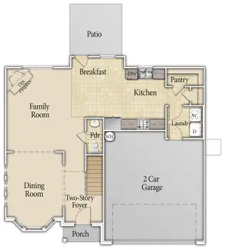 New construction Single-Family house 575 Deer Meadow Wy, Allenhurst, GA 31316 plan The Chatman - image