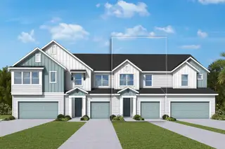 New construction Townhouse house 6406 Jensen View Ave, Apollo Beach, FL 33572 plan The Burney - image