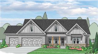 New construction Single-Family house 109 River Rdg Walk, Monroe, GA 30656 plan (GA) Emerson Ranch A.3 3 Front Entry - image