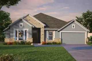New construction Single-Family house 1308 Spotted Jaguar, New Braunfels, TX 78132 plan The Rymer - image