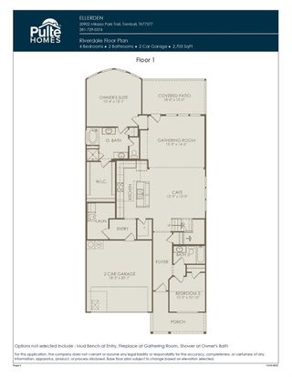 New construction  house 18119 Zemira Ln, Tomball, TX 77377 plan Riverdale - image