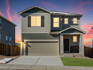 New construction Single-Family house 11403 Pikeminnow Pl, Colorado Springs, CO 80925 plan The Red Rock - image