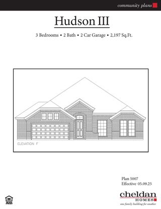 New construction Single-Family house 321 Skeen Park, Springtown, TX 76082 plan Hudson III - image