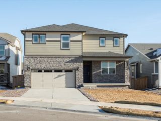 New construction Single-Family house 6124 Hourglass Drive, Brighton, CO 80601 The Golden Gate- photo