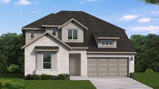 New construction  house 417 Rugged Rock Ln, New Caney, TX 77357 plan Colleyville - image