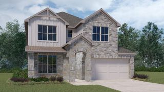 New construction  house 1840 Crooked Creek St, Leander, TX 78641 plan The Lincoln II - image