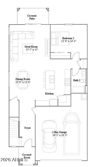 New construction Single-Family house 3644 N 98Th Ln, Phoenix, AZ 85037 plan Pacifica Plan 3059 - image