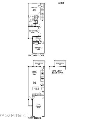 New construction Townhouse house 33 Thurnham Lane, Saint Augustine, FL 32092 Egret- photo