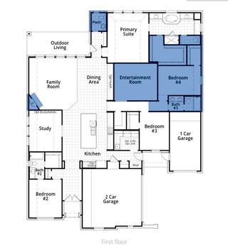 New construction house 2406 Miranda Ln, Rockwall, TX 75087 plan 282 Plan - image