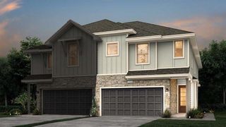 New construction Townhouse house 5646 Amber Brook Lane, Fulshear, TX 77441 - photo