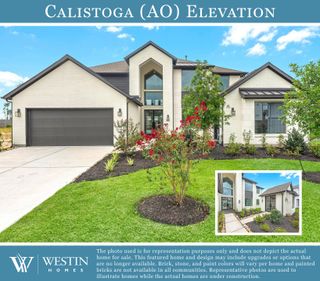 New construction house 15802 Tortoise Passage Ln, Conroe, TX 77302 plan The Calistoga - image