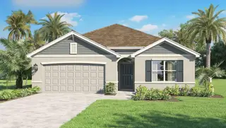 New construction Single-Family house 1349 Sw Becker Rd, Port St. Lucie, FL 34953 plan Cali - image