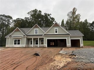 New construction Single-Family house 1364 Birch Wy, Loganville, GA 30052 plan (GA)Emerson Ranch A.2 3 Front Entry (with bonus) - image
