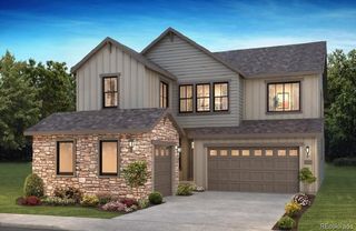 New construction Single-Family house 11090 Star Fall Street, Littleton, CO 80125 4055 Open Sky Exterior C - Highline Ranch- photo