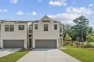 New construction Townhouse house 2001 Underwood Dr, Lawrenceville, GA 30043 plan Sawnee - image