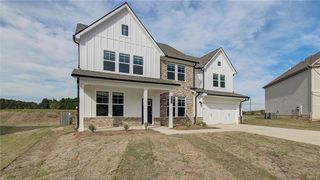 New construction Single-Family house 729 Dunlake Wy, Locust Grove, GA 30248 plan Stonefield - Front Entry - image