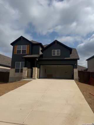 New construction Single-Family house 12429 Dime Box, San Antonio, TX 78253 plan Needham - image