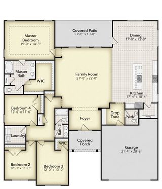 New construction  house 516 Anhinga Rd, Greenville, SC 29605 plan Plan 2700 - image