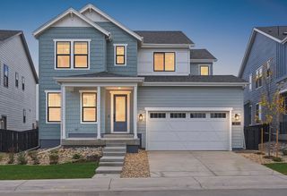 New construction Single-Family house 8732 Summerwalk Trl, Littleton, CO 80125 plan 4052 Twilight Elevation B - Lake Cottage - image
