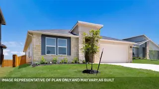 New construction Single-Family house 598 Globe Mallow Cir, Kyle, TX 78640 plan The Irvine - image