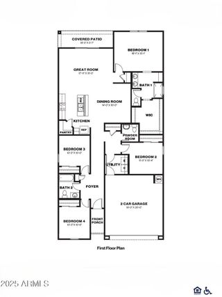 New construction  house 1649 N Fenway Dr, Florence, AZ 85132 plan Harris - image