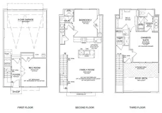 New construction Townhouse house 112 Pathfinder Pl, Chattanooga, TN 37405 plan Lindsey Sky A - image