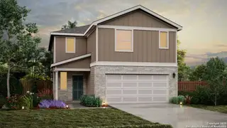 New construction Single-Family house 14747 Sweet Clover, San Antonio, TX 78253 plan Oak View - image