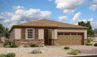 New construction Single-Family house 17594 W Blue Sky Dr, Surprise, AZ 85387 Raleigh- photo