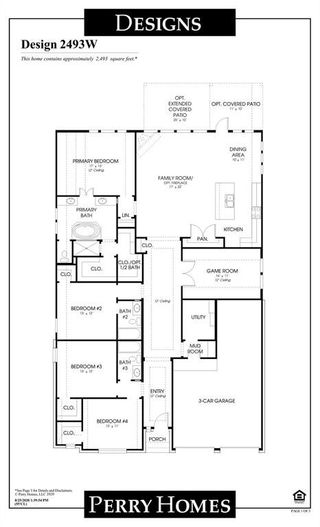 New construction Single-Family house 2117 Eastleigh Drive, Fort Worth, TX 76008 Design 2493W- photo