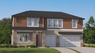 New construction Single-Family house 1110 Brierview Ln, Zephyrhills, FL 33541 plan Rainer - image