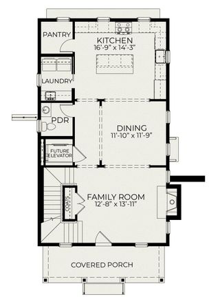 New construction Single-Family house 1320 Eldon Cir, Durham, NC 27707 plan Hilda - image