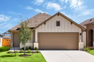 New construction Single-Family house 277 Bendecido Lp, Elgin, TX 78621 plan Cypress | Trinity Ranch - image