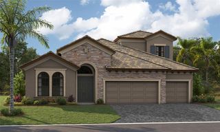 New construction Single-Family house 10229 Surrey Rose Drive, San Antonio, FL 33576 Biscayne II- photo