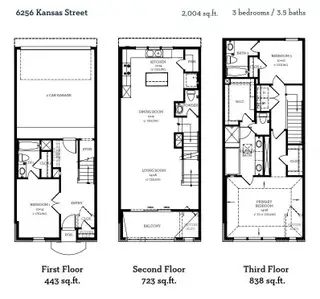 New construction Townhouse house 6256 Kansas St, Houston, TX 77007 - image